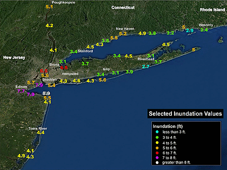 Sandy Inundation Map