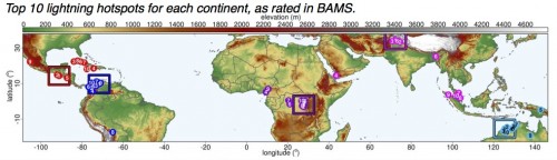 lightning hot spots