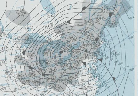 Surface weather analysis of the Great Blizzard of 1978 on 26 January 1978. Source: NOAA